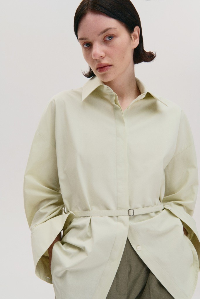 СОРОЧКА ВІЛЬНОГО КРОЮ З БАВОВНЯНОЇ ТКАНИНИ 1170\23-2 зображення 1